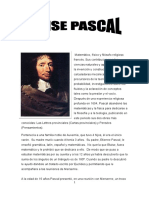 Biografía Blaise Pascal