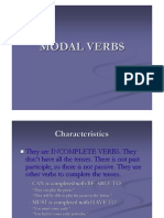 English - Modal Verbs II