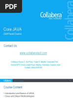 Collabera TACT - JAVA - Unit 01 PDF