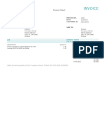 Invoice With Finance Charge (Blue) 1