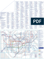 Large Print Tube Map