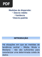 Desvios - Tratamento de Dados