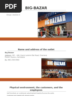 Service blueprint-Big Bazar