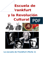 La Escuela de Frankfurt y La Revolución Cultural