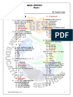 F.SC Physics Part 1 MCQ Ch#2