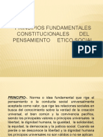 Principios Fundamentales Constitucionales Del Pensamiento Etico Social