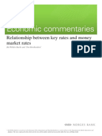 Economic Commentaries: Relationship Between Key Rates and Money Market Rates