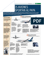 Aviones en Los Que Viaja El Papa