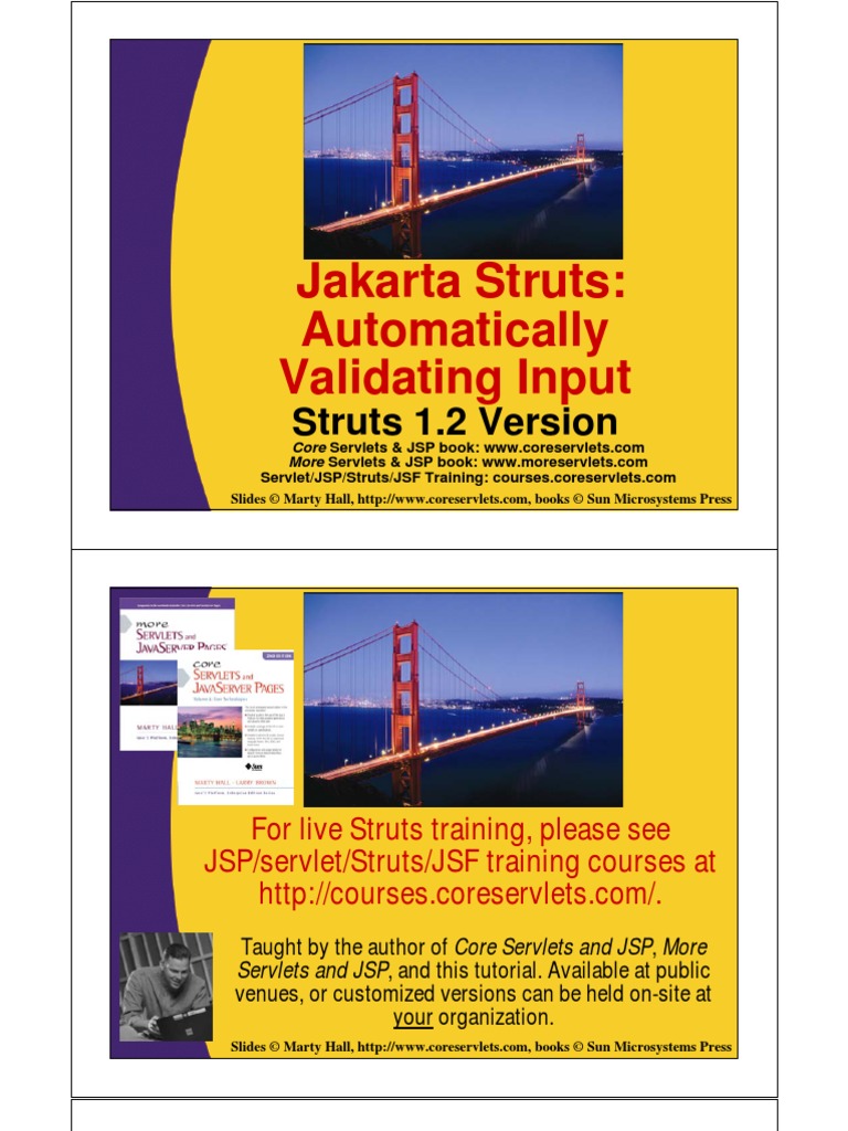 Struts 1.2 Automatic Input Validation | PDF