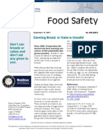 Food Safety Bulletin No 008 (2007)
