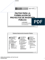 Exposicion SNIP 19-05-2014 Pautas Para Formular PIPs JorgeMunioz