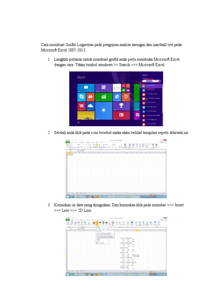  Cara  Membuat  Grafik Logaritma  Pada Pengujian Analisa 