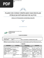 Grade Do Plano de Ensino - Ensino Médio