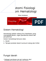 Anatomi Fisiologi Sistem Hematologi