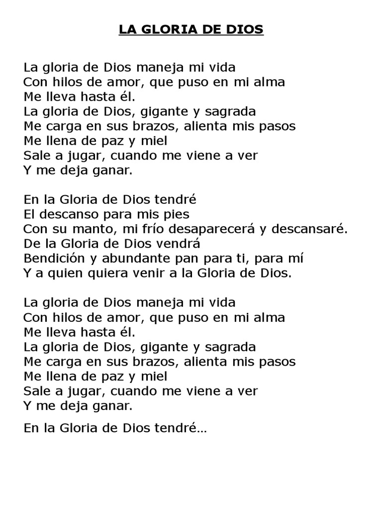 La Gloria de Dios PDF