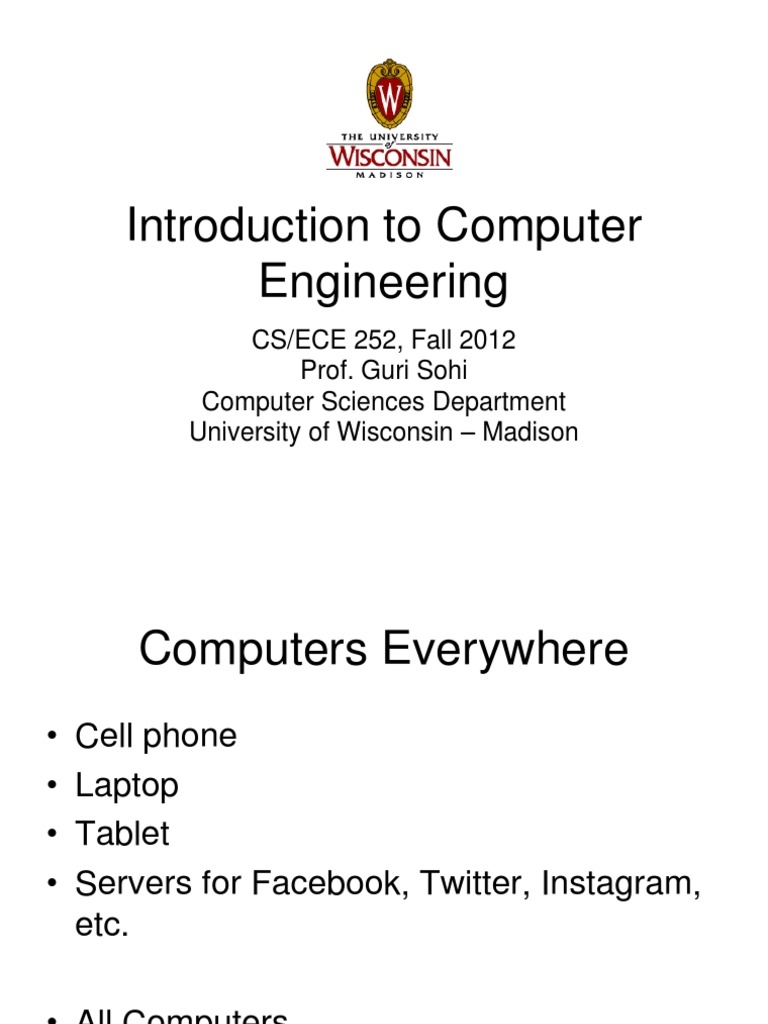 Lec00 Introduction | PDF | Integrated Circuit | Intel