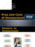 Pros and Cons Homeschooling - Presentation