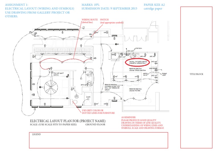 Electrical Layout Plan Guidelines | PDF