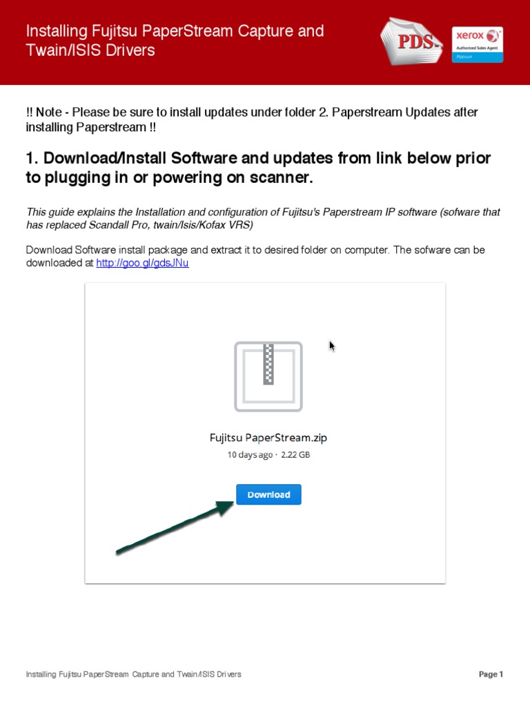 Installing Configuring and Updating Fujitsu Paperstream | PDF | Image  Scanner | Software