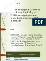 SKPM 2010 sebagai panduan PdP