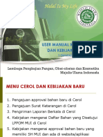 User Manual Menu Cerol Baru