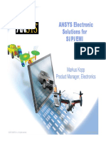 SI PI EMI EMC ANSYS Solution PDF