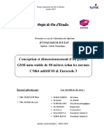 Conception Et Dimensionnement D'un Pylone GSM