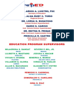 DepEd Officials and Supervisors