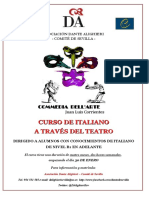 15-01 Curso de Italiano A Través Del Teatro