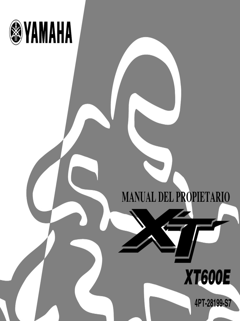Manual Yamaha XT 600 E PDF Motocicleta Embrague