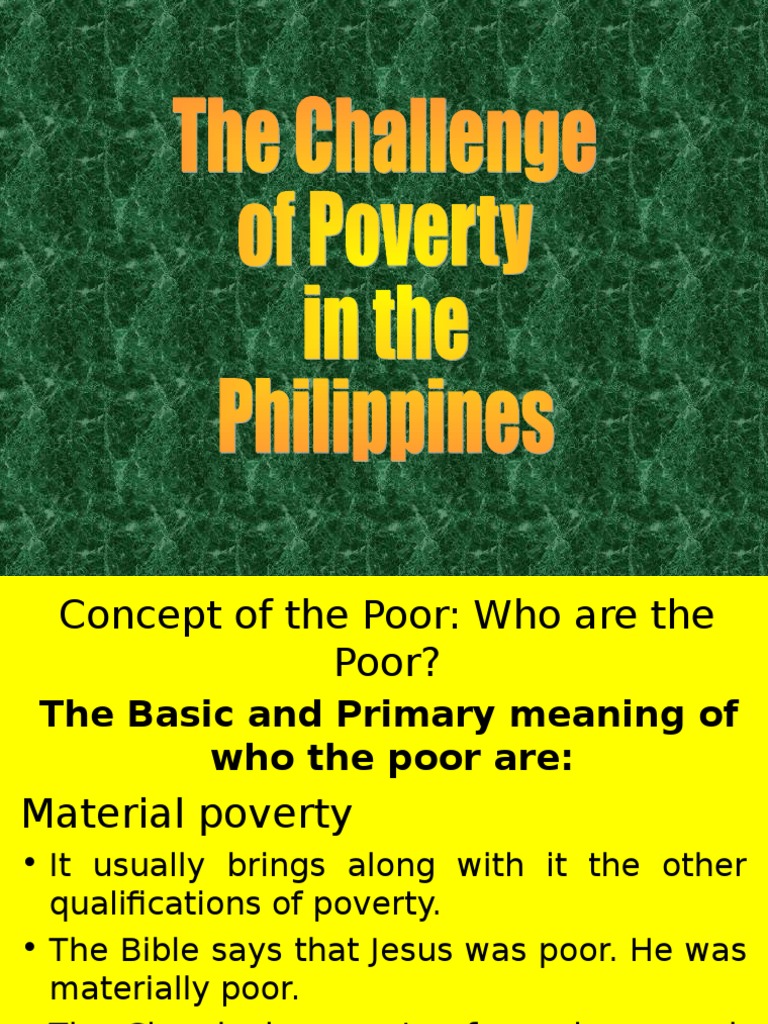 Understanding Poverty in the Philippines | PDF | Social Science