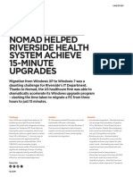 Nomad Helped Riverside Health System Achieve 15-Minute Upgrades