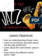 Music 1&2: An Introduction To Jazz Music