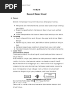 Modul 2 Operasi Dasar Sinyal