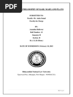 COMMUNIST PHILOSOPHY OF KARL MARX AND PLATO