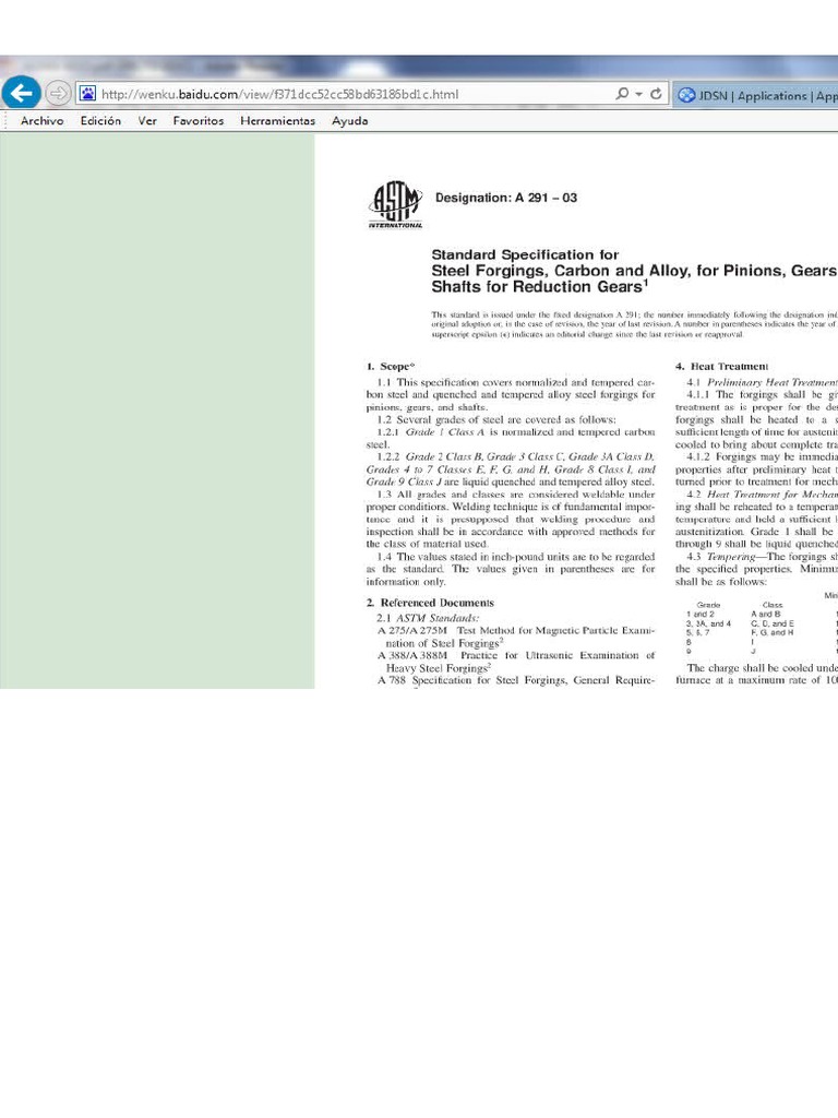 ASTM A291-03 Standard Specification For Steel Forgings, Carbon and ...