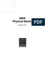 MRR Physicalbasics