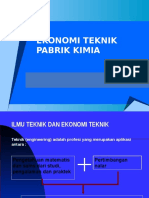 Ekonomi Teknik Kimia