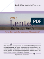 Lenten Reflection Guide: Forty Days With Scripture and Laudato Si