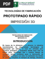 Prototipado Rápido - Impresión 3D