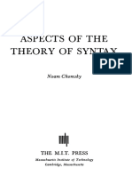Noam Chomsky- Aspects of the Theory of Syntax