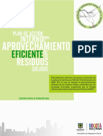 (08072013) Plan de Acción Interno para El Aprovechamiento Eficiente de Los Residuos Sólidos