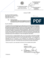 US Attorney Letter