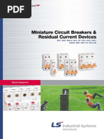 LS Miniature Circuit Breakers Catalogue | PDF | Switch | Wire
