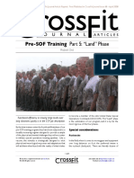 Pre-SOF Training Part 5: "Land" Phase: Robert Ord