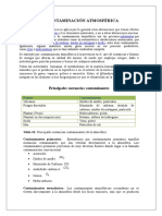 La Contaminación Atmosférica