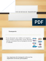 4.4 Seleccion de Rutas de Transporte