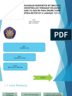 Analisis Penggunaan Konventer Kit BBG (LPG) Berbasis Mikrokontroller