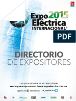 Directorio Vanexpo Electrica 2015 PDF