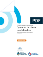 DC OBRAS SANITARIAS Operador de Planta Potabilizadora